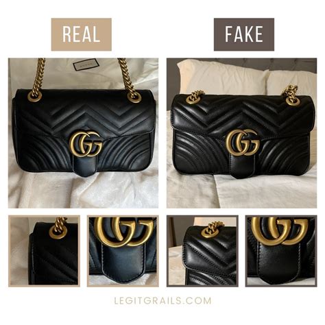 gucci marmont replica vs authentic|gucci marmont bag vs real.